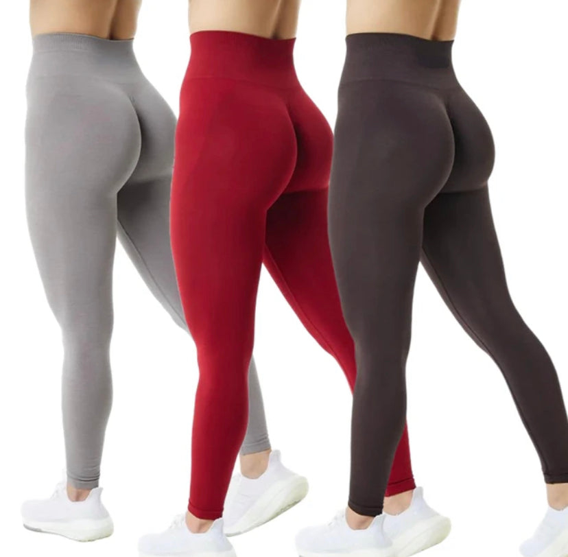 ZFLL Leggings,Printed Leggings Women Pants XXL Workout Trousers High Waist  Leggins Fitness Activewear Sport Elastic,Gray Red