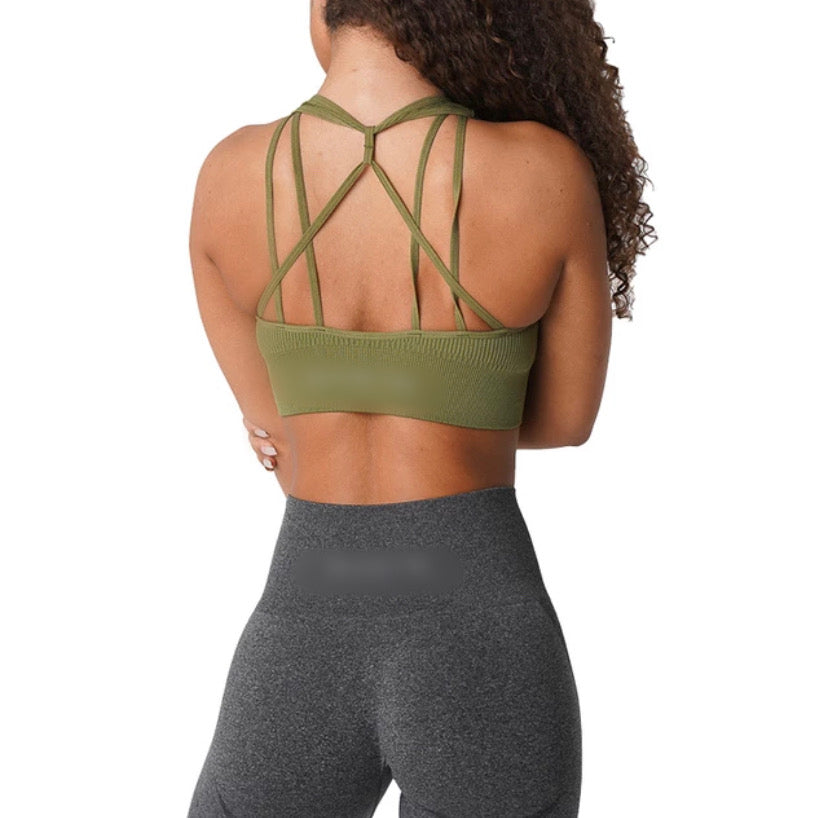 Out From Under The Twist Seamless Twist-Back Top